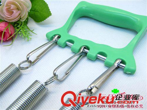 文體用品 多功能健身防括手三簧拉力器 十元店貨源 義烏批發(fā)原始圖片2