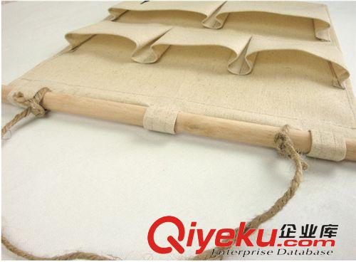 收納用品 5兜掛袋 壁掛式收納袋 多層布藝雜物收納袋 十元店貨源 義烏批發(fā)原始圖片3
