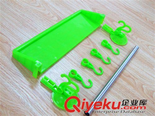 收納用品 廚衛(wèi)兩用置物架強力吸盤式收納架多功能掛架十元店貨源義烏批發(fā)原始圖片3