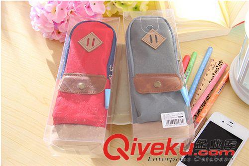 收納用品 韓版創(chuàng)意可愛豬鼻筆袋 簡約大容量筆袋文具袋 十元店貨源原始圖片2