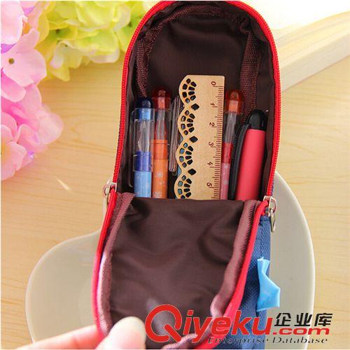 收納用品 韓版創(chuàng)意可愛豬鼻筆袋 簡約大容量筆袋文具袋 十元店貨源原始圖片3