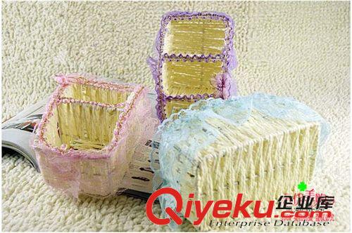收納用品 弧形格子籃 專(zhuān)業(yè)植物編織 純手工制作 藤編蕾絲收納籃 十元店貨源原始圖片3