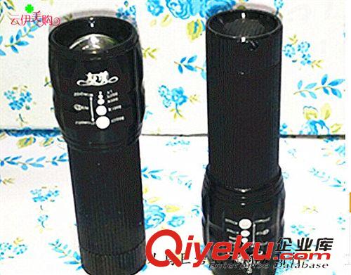 小家電 LED伸縮調 3檔流明手電筒 強光遠射 十元店貨源 單獨包裝原始圖片3