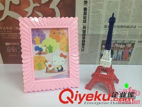 相框 彩色歐式雕花7寸相框畫框 簡約典雅家居結婚用品  十元店貨源批發原始圖片3