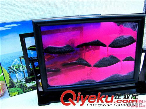 工藝品禮品 玻璃工藝品旋轉(zhuǎn)沙畫立體三維視覺效果創(chuàng)意擺件送女生十元店貨源