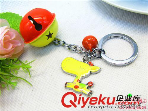 鑰匙扣 爆款鈴鐺鑰匙扣卡通鑰匙掛件包扣 9.9 十元店貨源 義烏精品批發原始圖片2