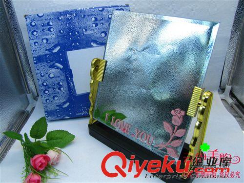 鏡子 方形360度旋轉單面高清化妝鏡子9.9 十元店貨源 義烏精品批發原始圖片2