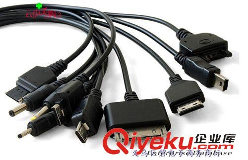 耳機手機用品 熱銷十合一{wn}充電器  9.9 十元店貨源  10個頭  義烏精品批發原始圖片3