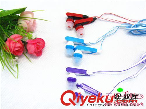 耳機手機用品 爆款2件套 立體聲 線控入耳式耳機  十元店貨源 義烏百貨批發原始圖片2