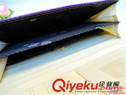 包類 義烏批發韓美女長款錢包女卡包暗扣PU皮錢夾手拿包十元/9.9店貨源原始圖片3