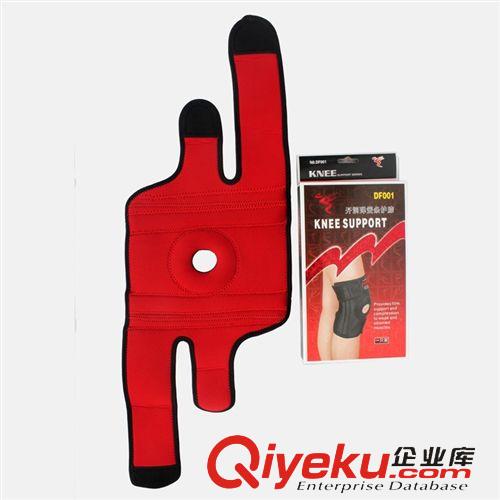 hs用品 zp 鼎峰DF001 開(kāi)洞彈簧條護(hù)膝 籃球運(yùn)動(dòng)護(hù)具護(hù)膝 羽毛球護(hù)1只裝