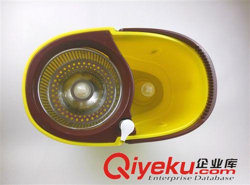 旋轉拖把 廠家zp好神拖神奇旋轉拖把免腳踩加強桿雙驅動拖把桶套裝含兩頭原始圖片2