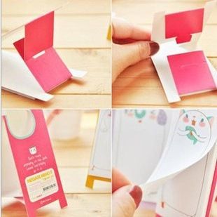 辦公用品 日韓創(chuàng)意文具 可站立便簽便利貼 萌物家族N次貼 13g原始圖片2