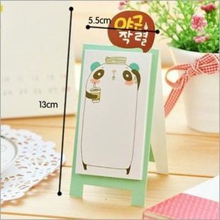 辦公用品 日韓創(chuàng)意文具 可站立便簽便利貼 萌物家族N次貼 13g原始圖片3