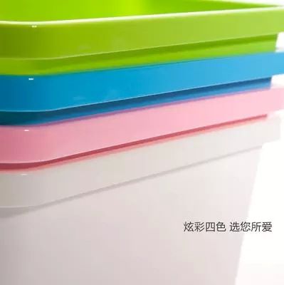 新品速遞 創意多功能廚房垃圾桶儲物盒櫥柜門掛式雜物桌面塑料垃圾桶原始圖片3