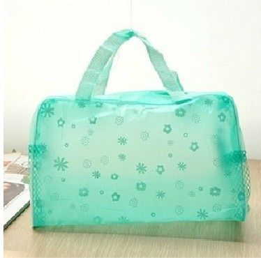 熱銷爆款 碎花透明防水化妝包 洗漱包 家居沐浴用品收納袋 旅行收納袋25g原始圖片2