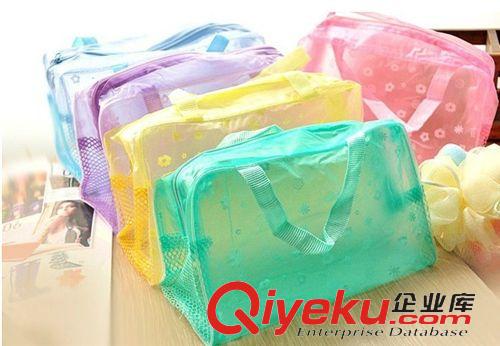 熱銷爆款 碎花透明防水化妝包 洗漱包 家居沐浴用品收納袋 旅行收納袋25g原始圖片3