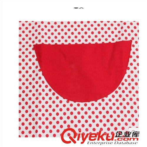 廚房好幫手 F011蝴蝶結(jié)波點(diǎn)圍裙 韓版時(shí)尚公主圍裙 卡通帆布圍裙  批發(fā) 90G原始圖片3