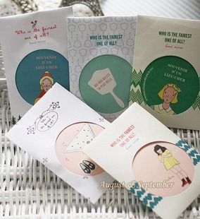 日用百貨 T 韓國(guó)LIVEWORK甜美便攜小鏡子 化妝鏡 隨身鏡卡通圓形美容鏡 28原始圖片2