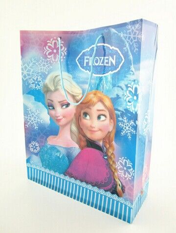 禮品袋 紙袋 冰雪公主手提袋frozen冰雪奇緣PVC禮品袋兒童玩具收納袋