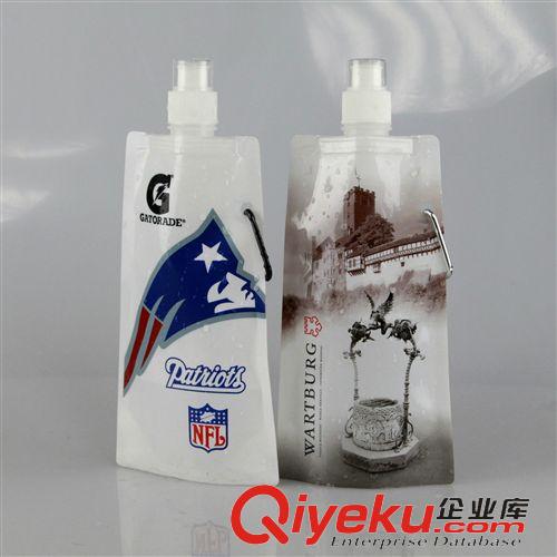 水袋480ml現貨(可印LOGO) 480ml 折疊水袋，可定制LOGO原始圖片2