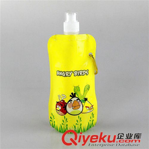 葫蘆形水袋 480ml 折疊水袋，可定制LOGO