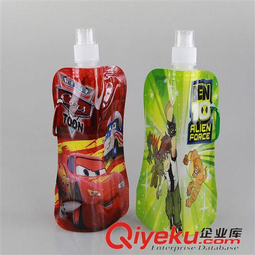 葫蘆形水袋 480ml 折疊水袋，可定制LOGO