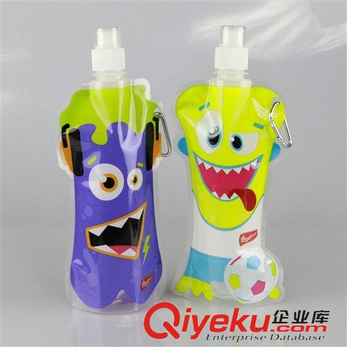 葫蘆形水袋 480ml 折疊水袋，可定制LOGO原始圖片3