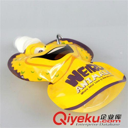 卡通形狀折疊水袋 新款活動禮品自行車折疊水袋水瓶環保折疊運動水壺運動水瓶