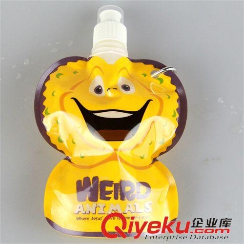 卡通形狀折疊水袋 新款活動禮品自行車折疊水袋水瓶環保折疊運動水壺運動水瓶