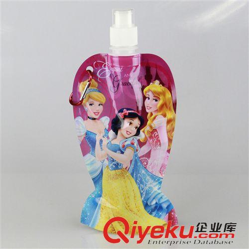 卡通形狀折疊水袋 卡通儲水袋折疊水袋可折疊水瓶環保便攜折疊運動水壺