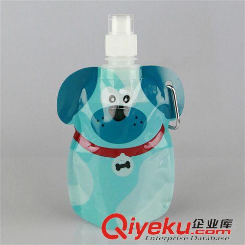 現貨水袋，卡通現貨 供應gd折疊水袋可折疊水瓶環保便攜折疊運動水壺