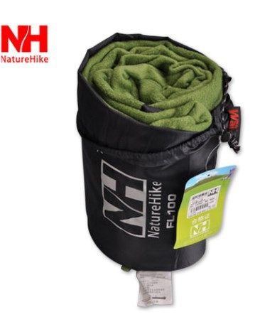 睡袋 Naturehike戶外信封式抓絨睡袋內膽 帶空調被帽抓絨睡袋原始圖片3
