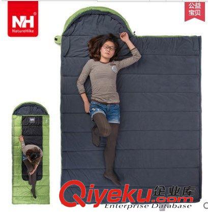 睡袋 Naturehike大號(hào)睡袋戶外露營(yíng)加厚成人冬季保暖睡袋 抓絨里料原始圖片2