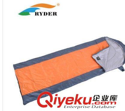 睡袋 Ryder/萊德 002款信封帶帽式棉睡袋戶外野營成人睡袋 多功能睡袋原始圖片2