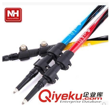 登山杖 Naturehike-NH 專業外鎖登山杖 超輕7075 海綿手柄拐杖手杖 速鎖原始圖片2