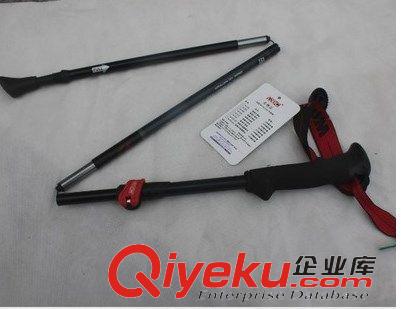 登山杖 mbc T型碳纖維登山杖 超輕碳素老人拐杖 折疊伸縮 健行杖手杖