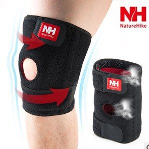 登山襪手套帽子 Naturehike戶外登山護膝運動護膝 帶彈簧 加強型體育護具