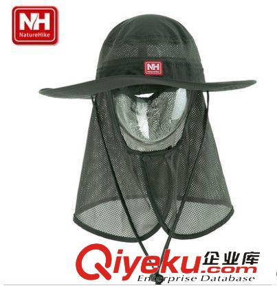 登山襪手套帽子 NH-速干漁夫奔尼帽-帶圍擋 帽子 遮陽帽 帶披肩 釣魚帽 防曬帽原始圖片3