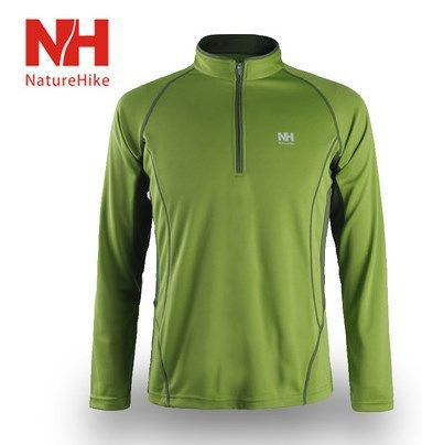 服裝類(lèi) Naturehike-NH男款立領(lǐng)速干長(zhǎng)袖T恤 快干長(zhǎng)袖 拉鏈立領(lǐng)快干T恤原始圖片2