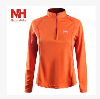 服裝類 Naturehike-NH女款立領(lǐng)速干長(zhǎng)袖T恤 快干長(zhǎng)袖 拉鏈立領(lǐng)快干T恤原始圖片2