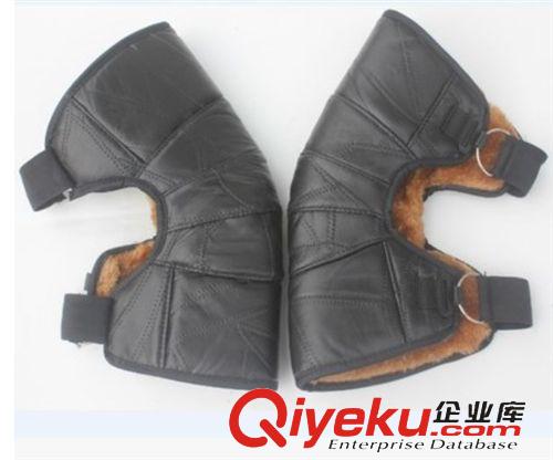 海寧皮革城皮具 zp護膝保暖騎車牛皮小護膝女電動車摩托車護膝蓋短款加厚