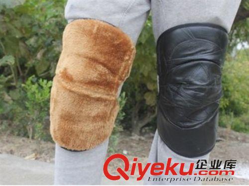 海寧皮革城皮具 摩托車護膝zp綿羊皮護膝電動車小護膝防風保暖騎行車短護膝掛鉤原始圖片2