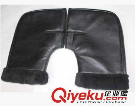 海寧皮革城皮具 新款摩托車電動車護手套冬季 防風防水保暖車把套加厚 純凈版