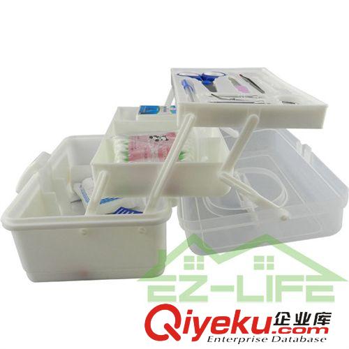 家居用品 家庭必備藥箱 藥品收納箱 家用保健箱 三層便攜藥箱 小護(hù)士保健箱原始圖片2