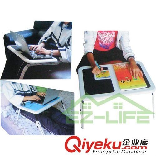 辦公用品 多功能便攜式 升降手提電腦桌 懶人書桌 床上筆記本電腦折疊桌原始圖片2