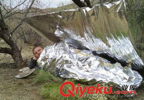 救生器材 50g安全防護(hù)救生器材急救毯應(yīng)急救生保溫毯車品戶外野外防嗮毯子