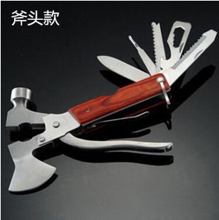 錘子 400g不銹鋼多功能羊角錘家庭工具鉗騎行自駕游工具戶外露營野營原始圖片2