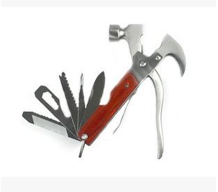 錘子 400g不銹鋼多功能羊角錘家庭工具鉗騎行自駕游工具戶外露營野營原始圖片3
