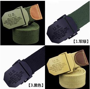 腰帶、腰鏈、腰飾 200g美國US戰(zhàn)術(shù)腰帶野外生存訓(xùn)練裝備帆布511特種兵腰帶現(xiàn)貨批發(fā)